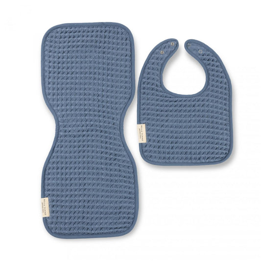 Good Little Citizens Baby Bib & Burp Set - Rain