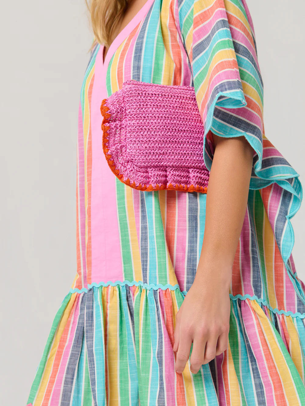 Arabella Zip Pouch - Pink