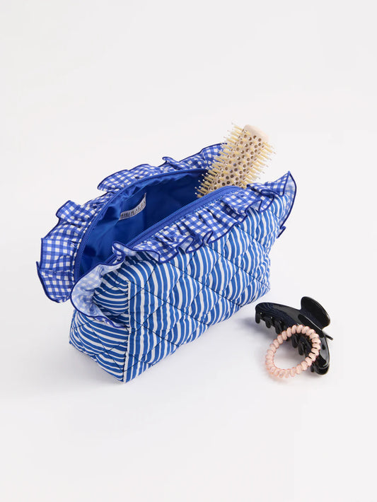 Lucy Large Zip Pouch - Blue