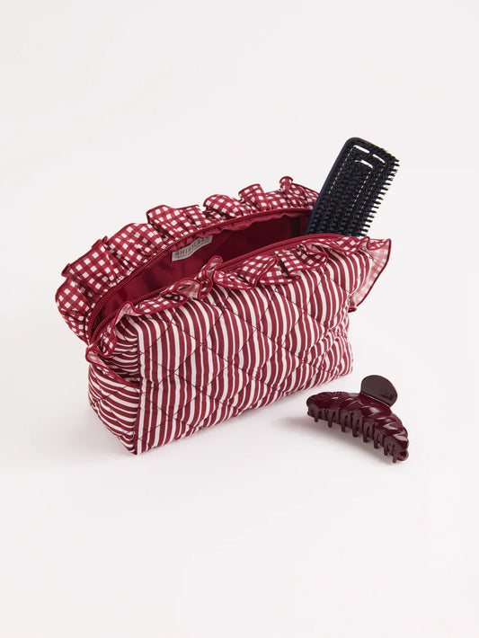 Lucy Large Zip Pouch - Maroon