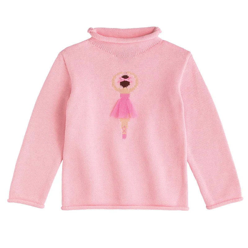 Ballerina Rollneck Sweater - 2T/3T