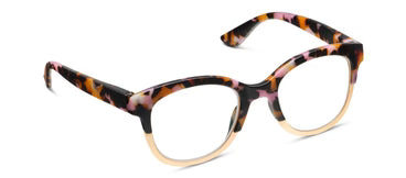 Georgia Reading Glasses - Pink Botanico/Gold
