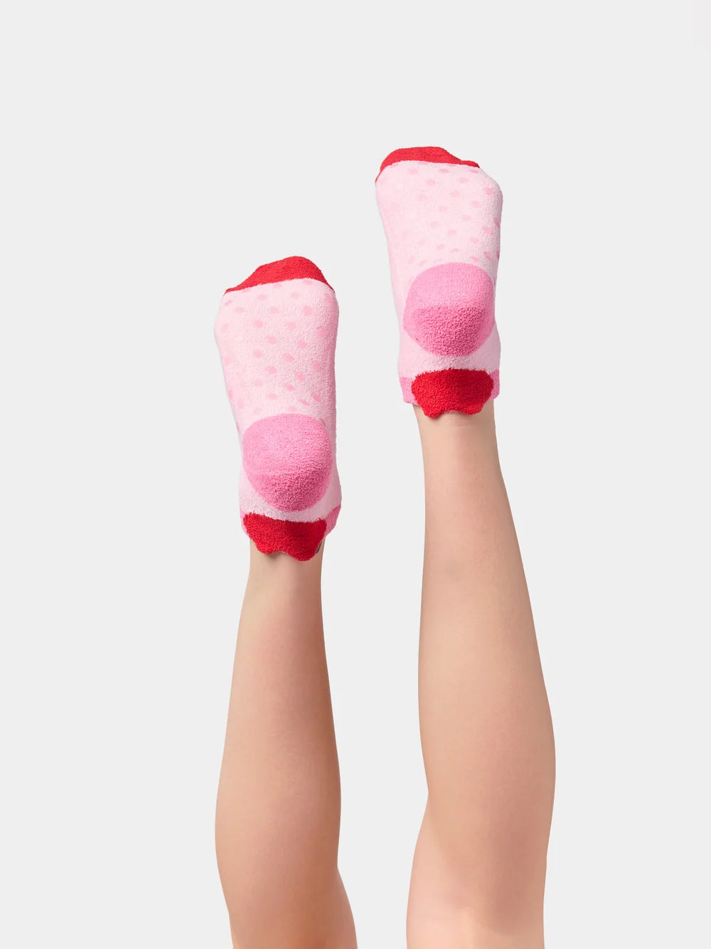 Bow Home Socks, Pink