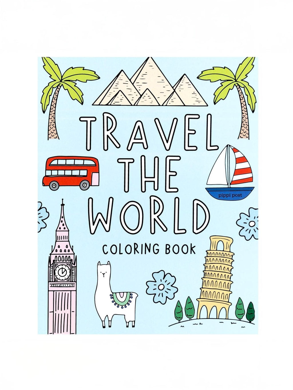 Travel the World Coloring Book