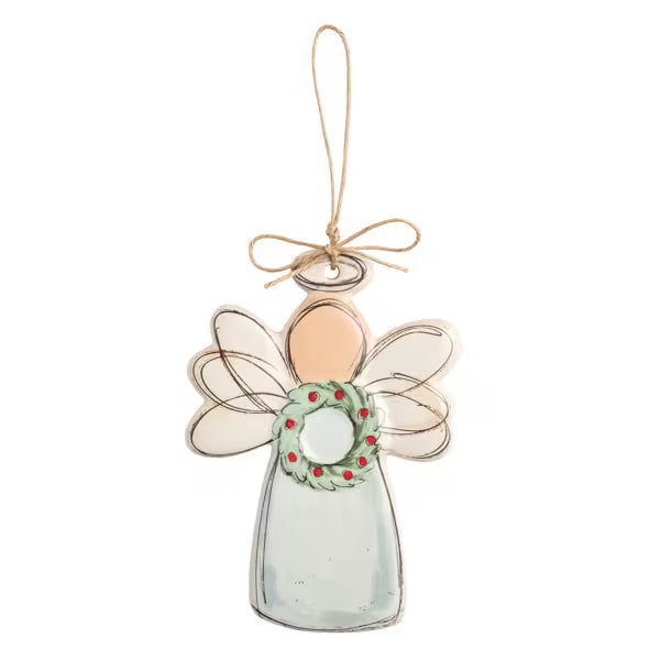 Wreath Angel Ornament