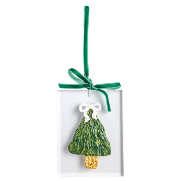 Tree Painted Acrylic Ornament