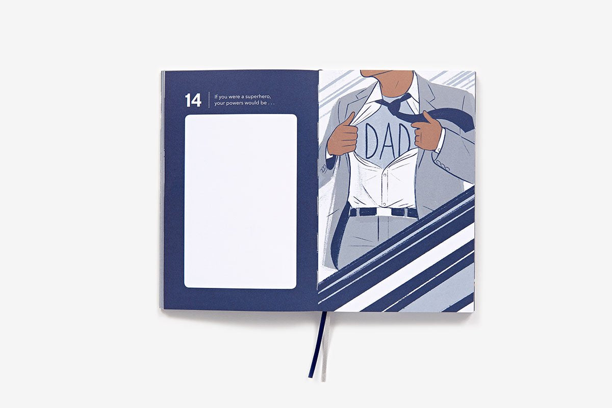 50 Things About My Father Fill-In Book