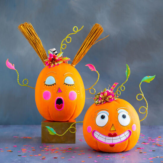Bright Faced Orange Pumpkin