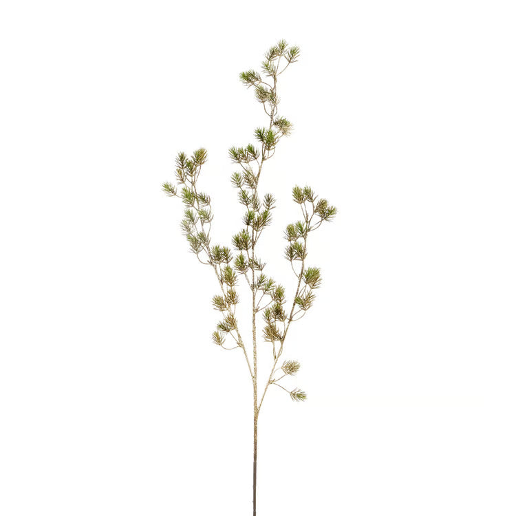 35.5 Hanging Gold Pine Branch
