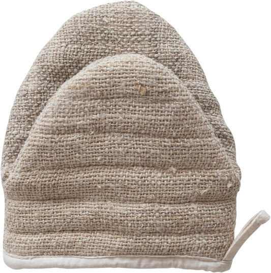 Natural Hemp Fiber Oven Mitt