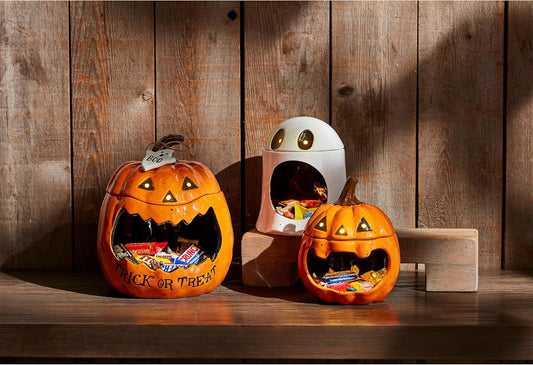 LED Sound Pumpkin Container
