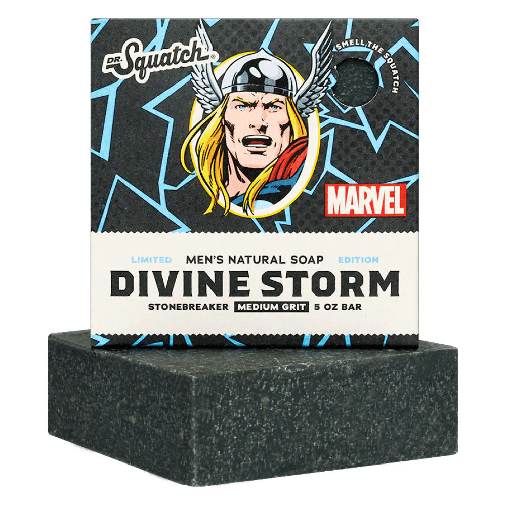 Dr. Squatch Men's Natural Bar Soap - Divine Storm