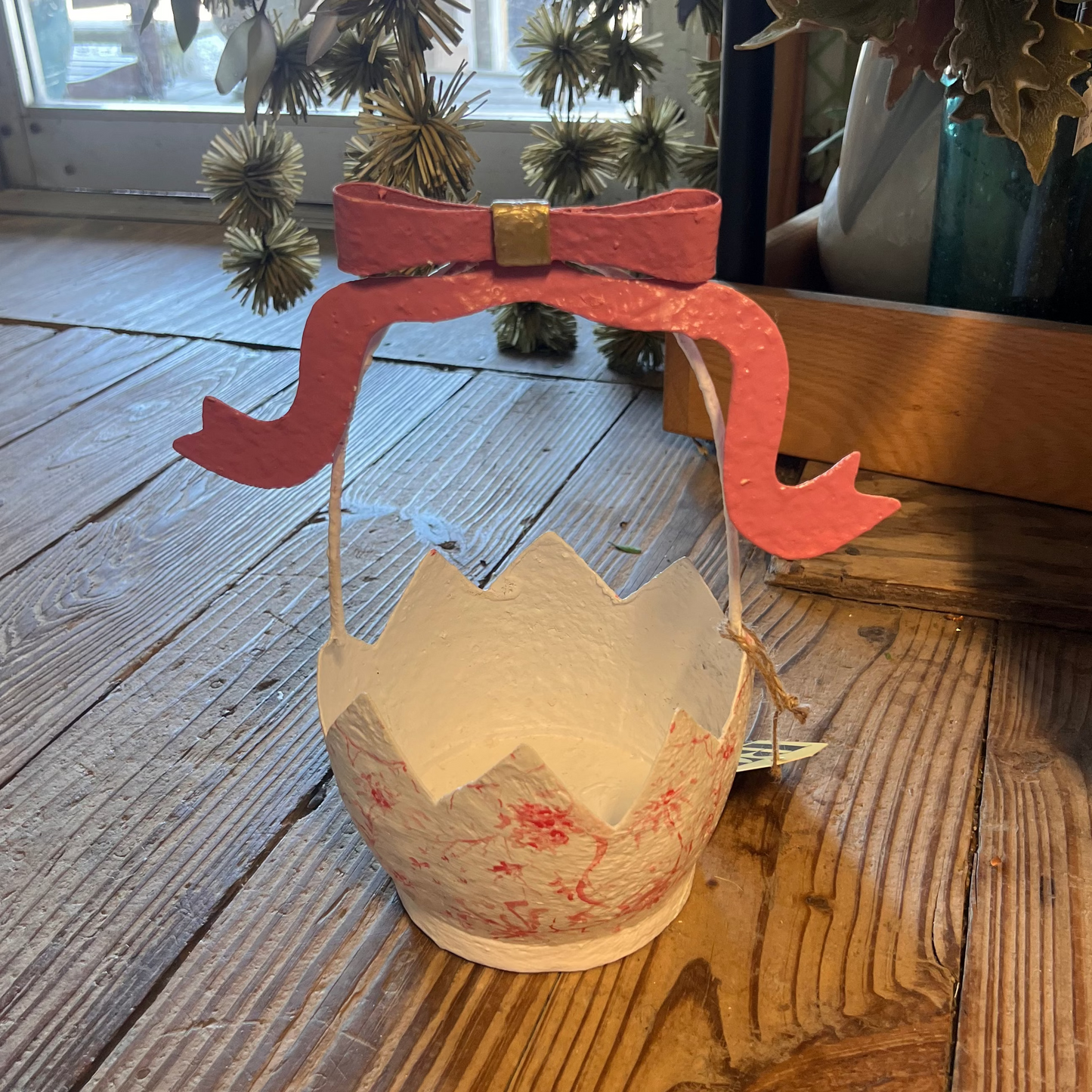 Chinoiserie Easter Basket - Pink