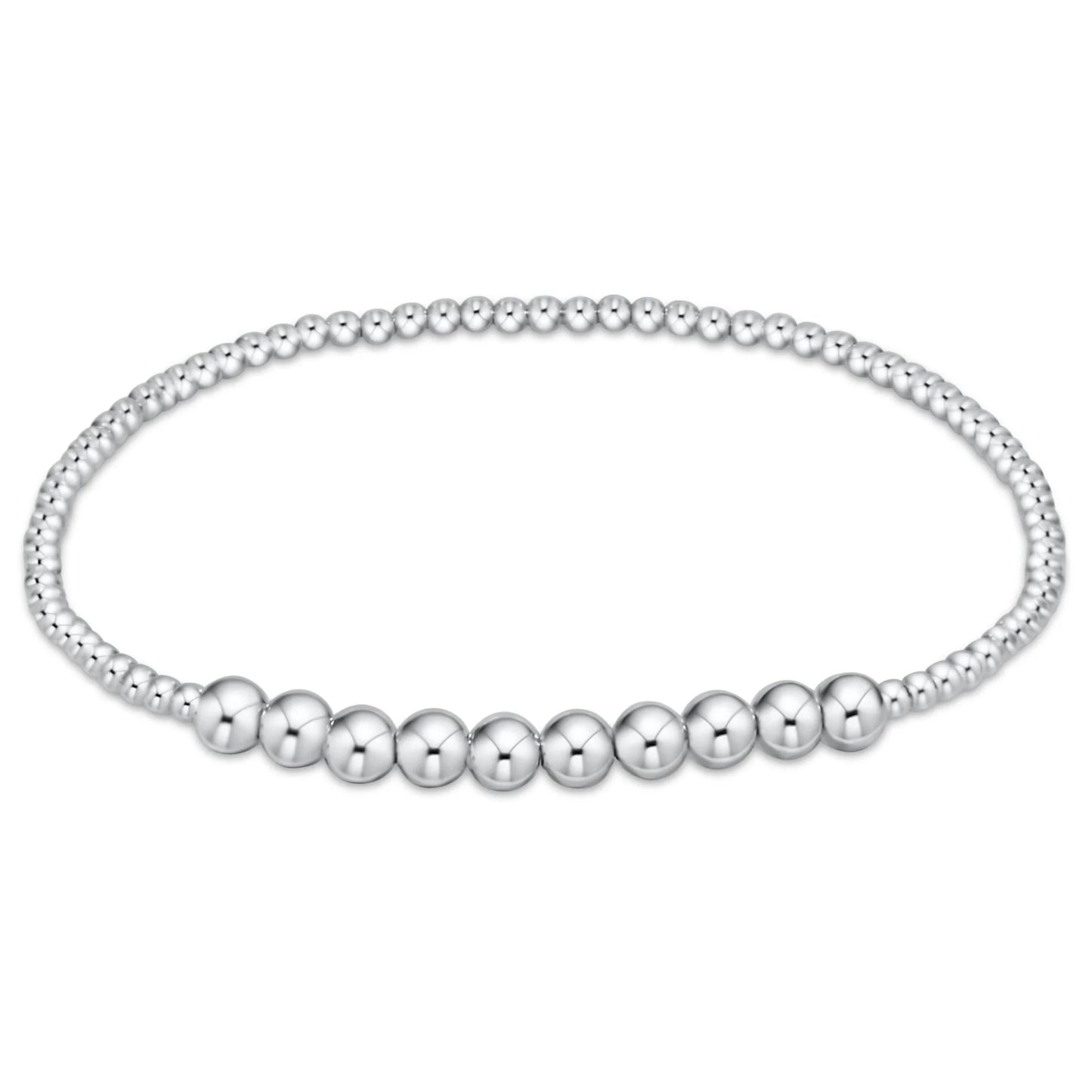 Classic Sterling Beaded Bliss 4mm Bracelet