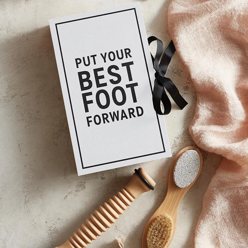 Put Your Best Foot Forward Foot Care Kit Book Box