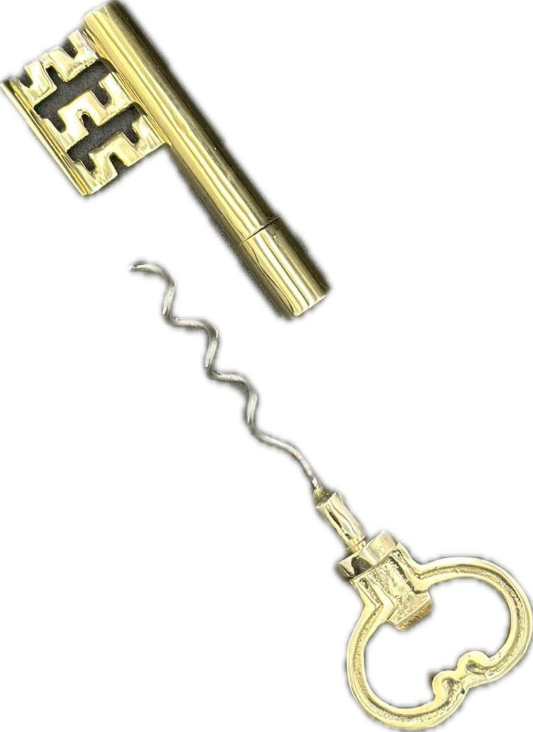 Key Bottle Opener and Corkscrew