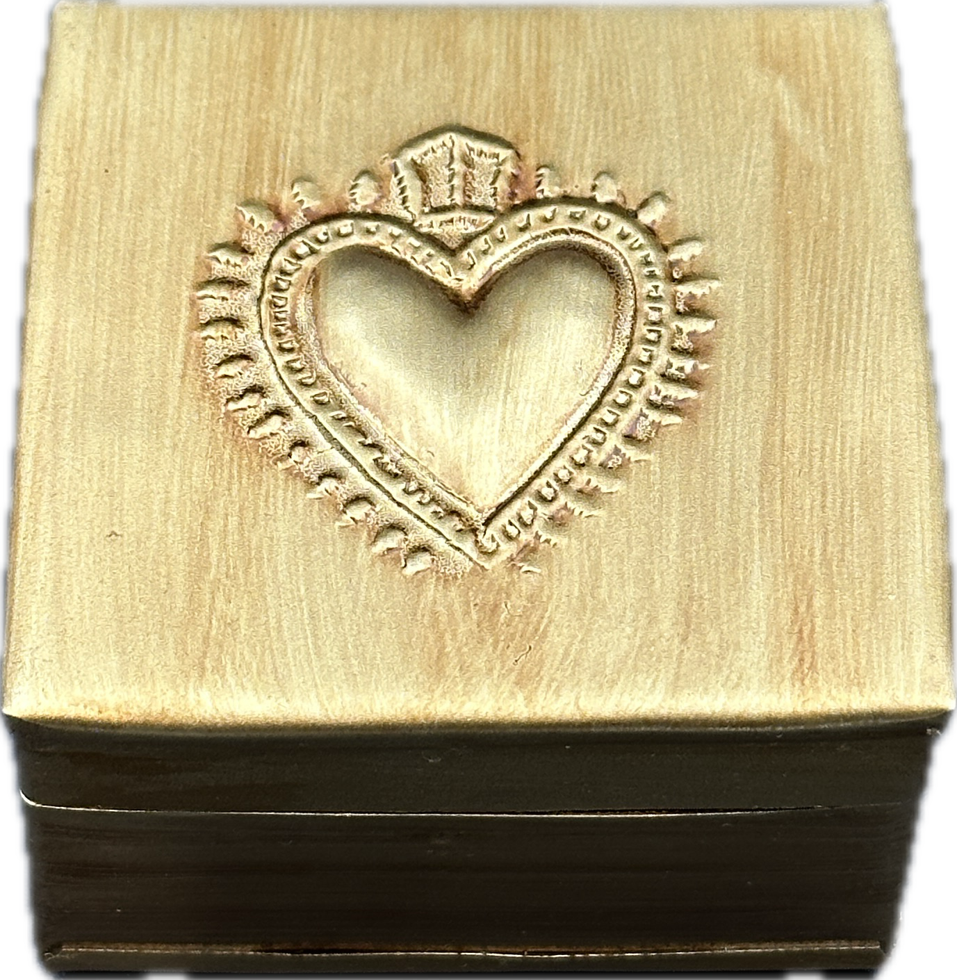 Heart Square Trinket Box