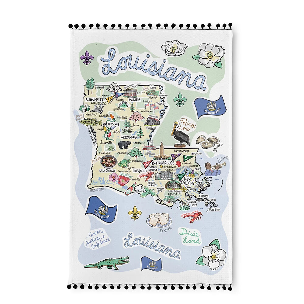 Tea Towel - Louisiana