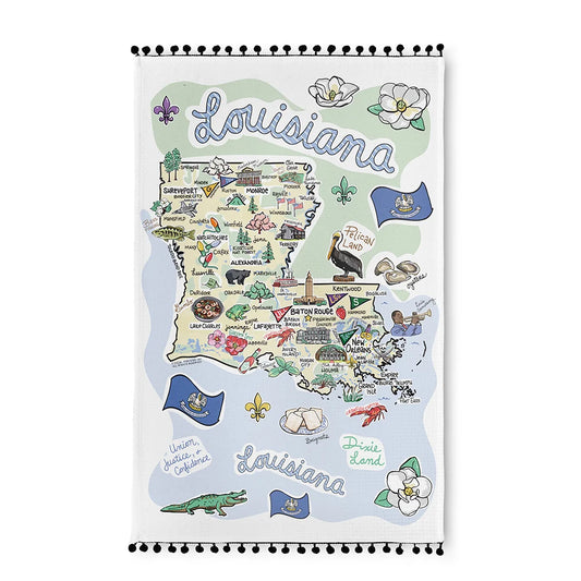 Tea Towel - Louisiana