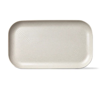 Brooklyn Melamine Rectangle Platter - Cream