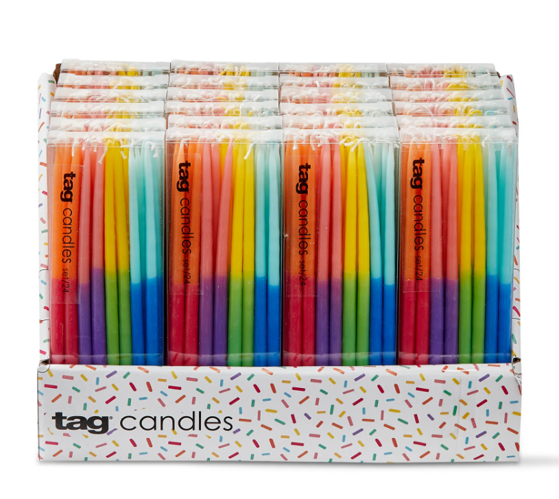 Assorted Two Tone Tapers