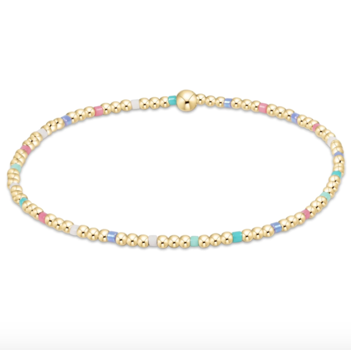 egirl Hope Sincerity 2mm Gold Bracelet - Hot Mess '25