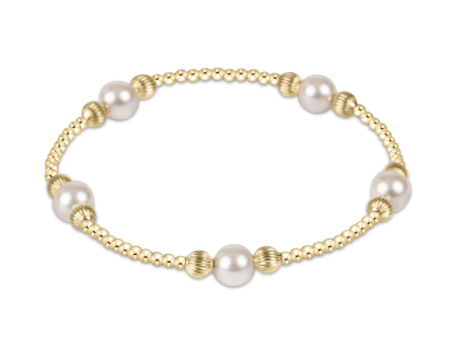 Purpose Pearl 6mm Dignity Gold Bracelet