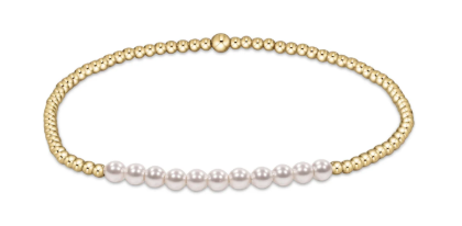Gold Bliss Pearl 3mm Bracelet