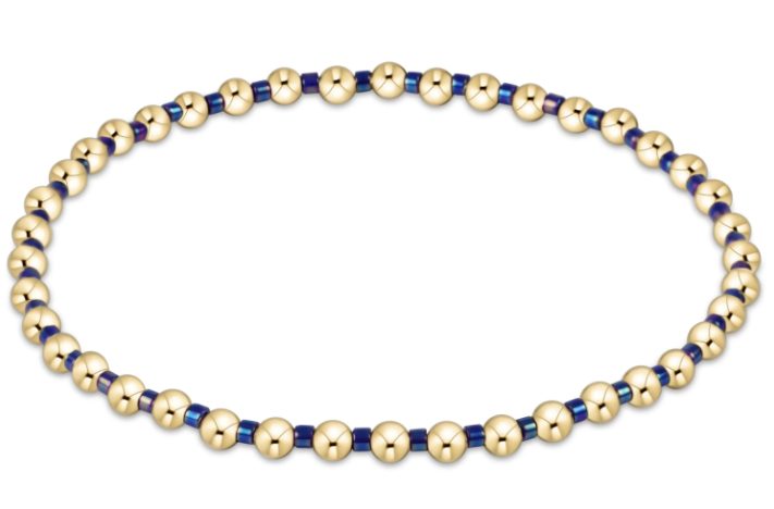Hope Grateful Bracelet - Blue Metallic