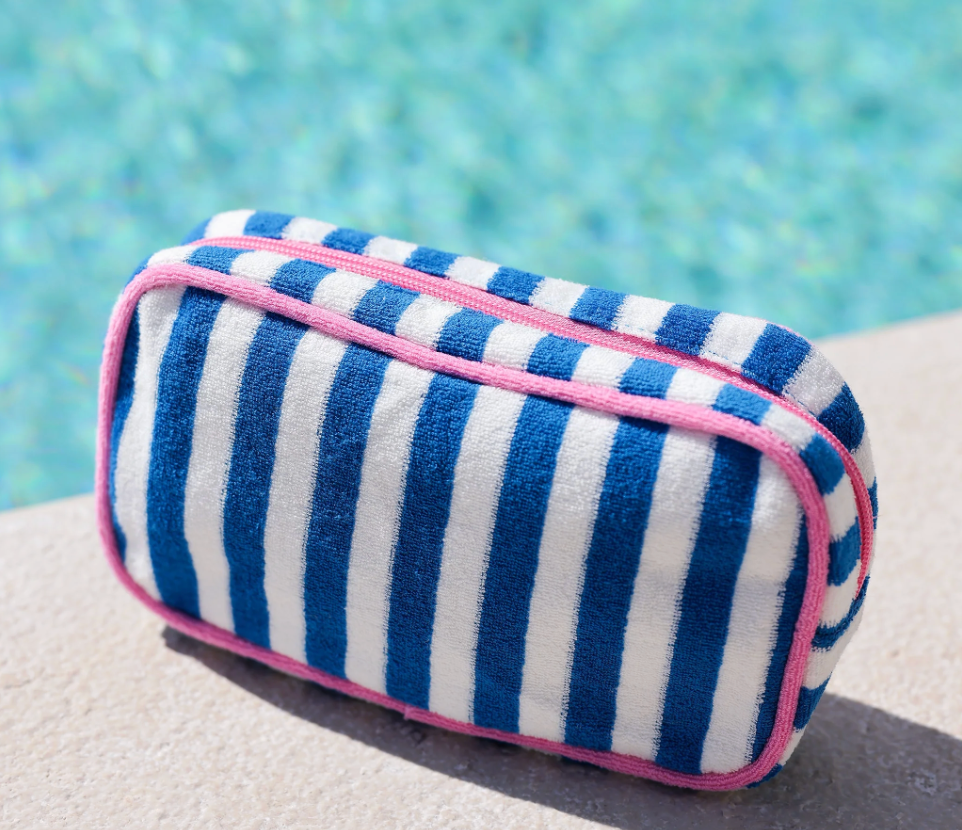 Cabana Stripe Small Zip Pouch