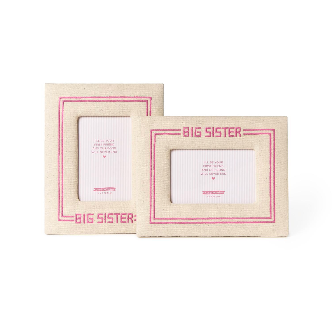 Embroidered Photo Frame - Big Sister