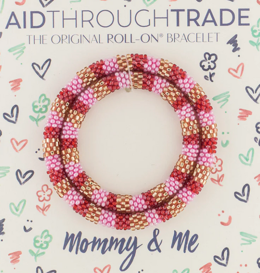 Mommy and Me Roll-On Bracelet - Hibiscus