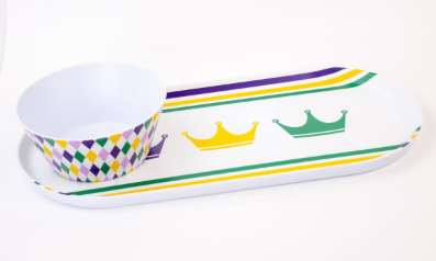 Victoria Crown Melamine Platter - Cylindrical
