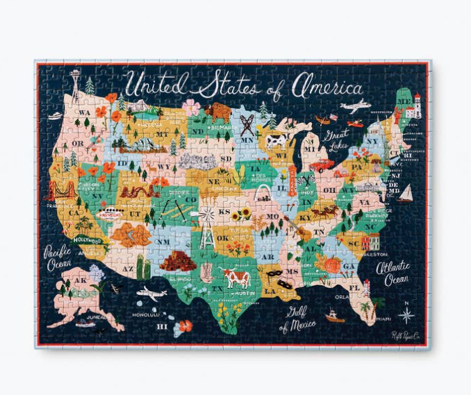 American Road Trip Puzzle