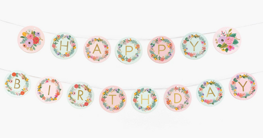 Garden Party Banner Kit