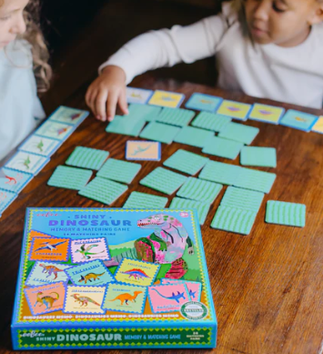 Shiny Dinosaur Memory and Matching Game