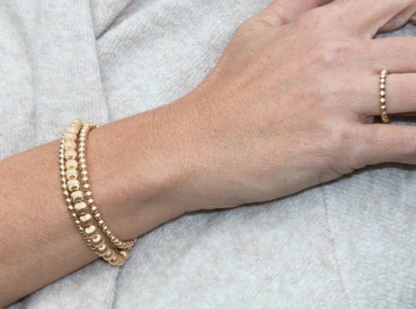 Classic Gold 2mm Bead Ring