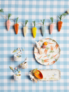 Round Carrot Platter Set