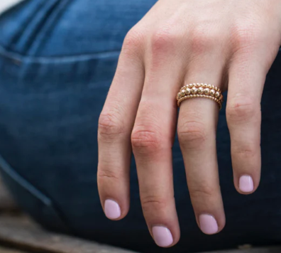 Classic Gold 3mm Bead Ring