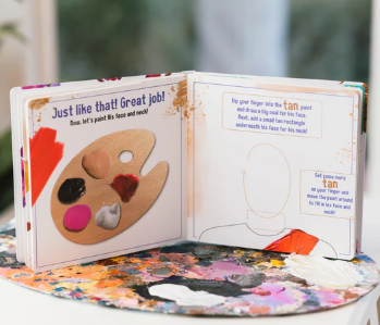 Finger Painting the Face of Jesus Book