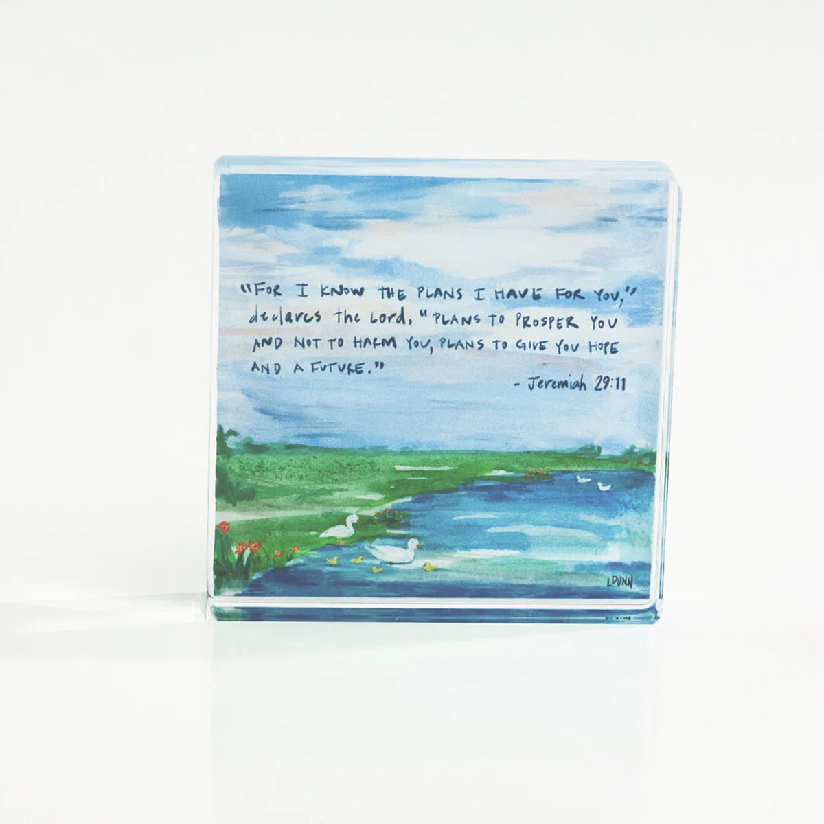 Acrylic Scripture Block - Jeremiah 29:11