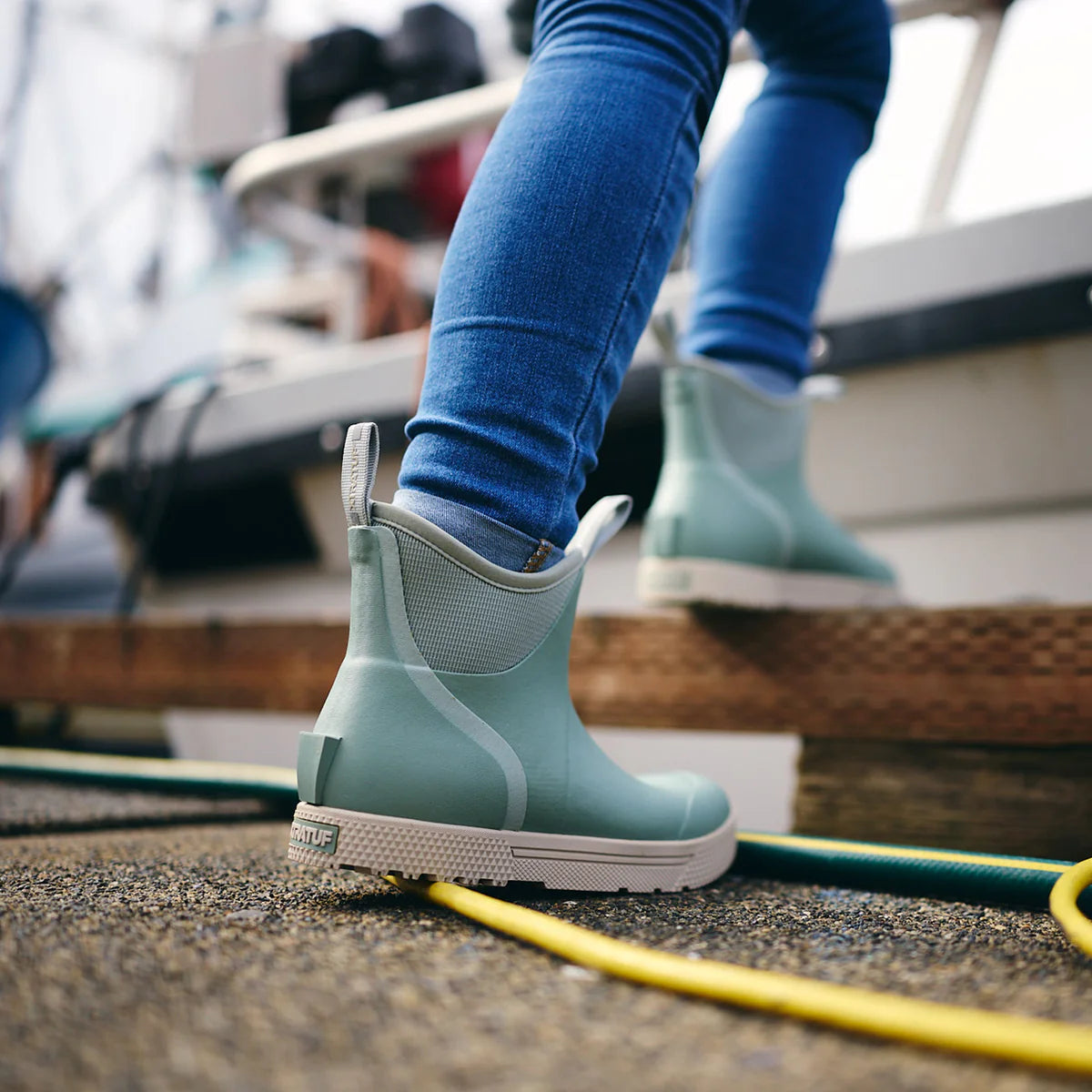 Women's Wheelhouse Ankle Deck Boots - Iceberg