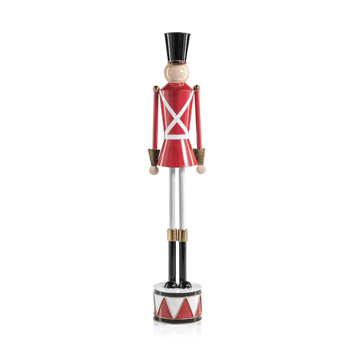 Metal Festive Nutcracker Soldier 20.75"