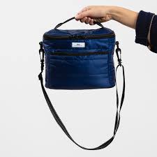 Road Snacks Lunch Bag - Navy Puffer