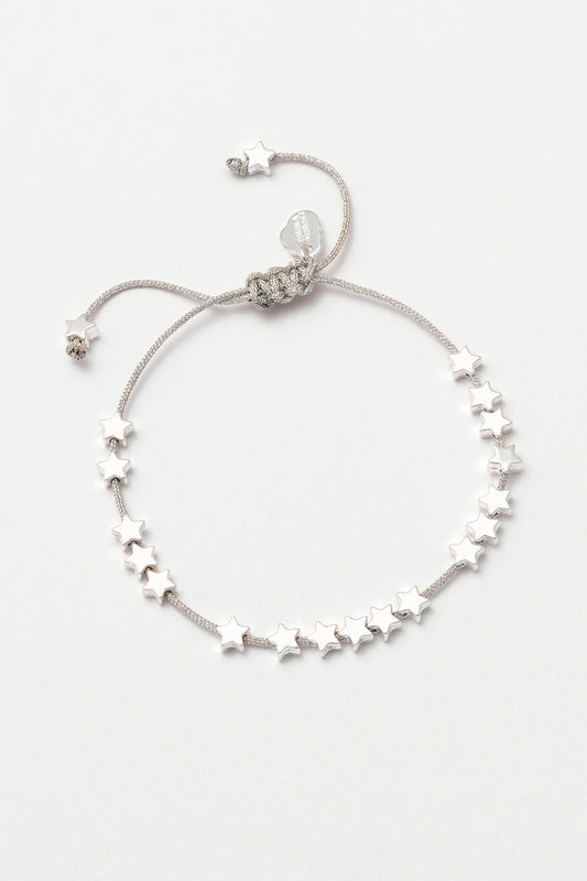 Stars so Bright Friendship Bracelet - Silver