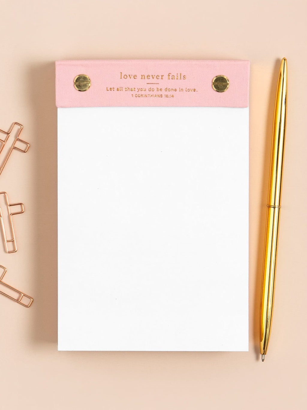Love Never Fails Desktop Notepad