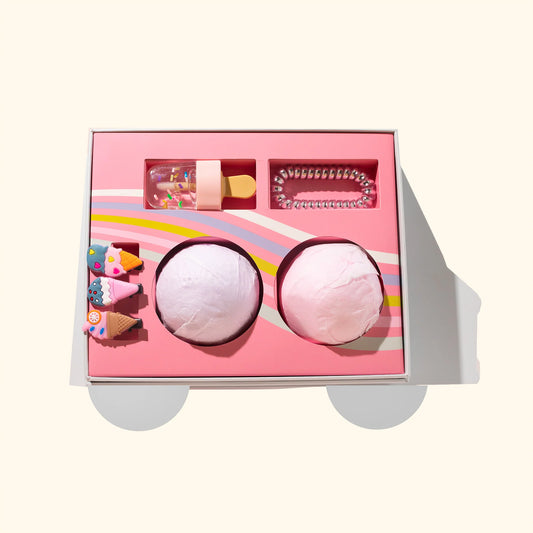 Ice Cream Truck Bath Bomb and Accessory Set