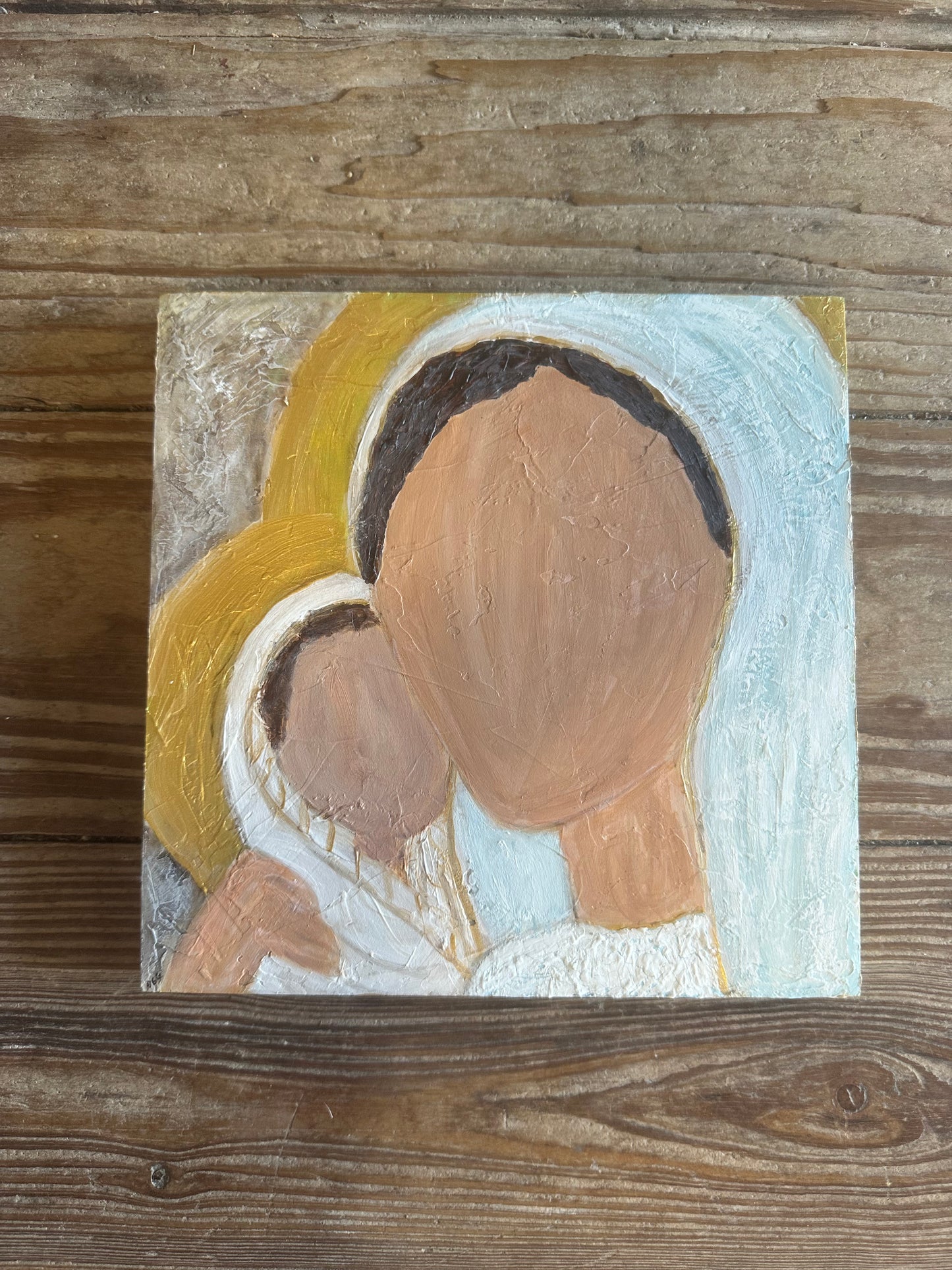 Blessed Creations Art Painting - Mary Holding Baby