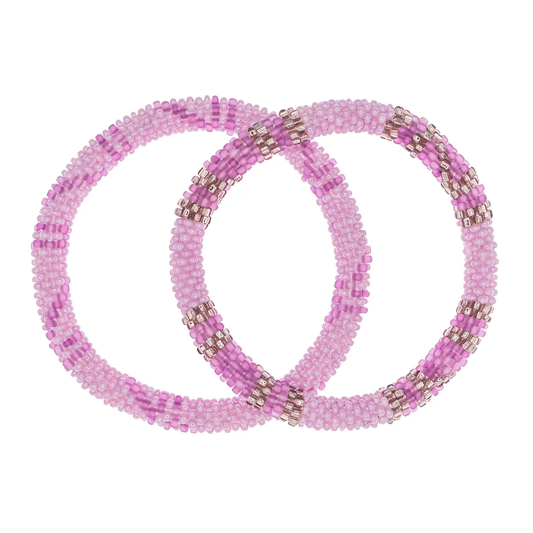 Roll-On Friendship Bracelets - Orchid