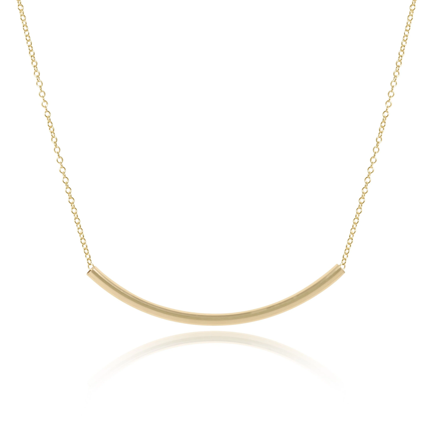 egirl 14" Necklace Gold - Bliss Bar Small Gold